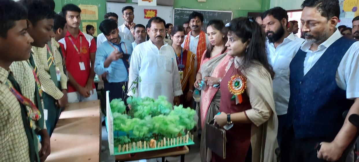 The scientific talent of the students of King's Eden School was seen in the science exhibition: