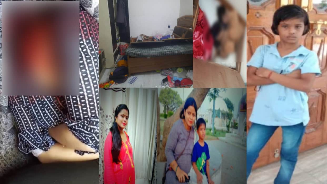 Two daughters have killed by father but wife and son was murdered by relative in Meerut