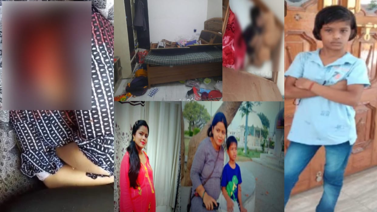 Two daughters have killed by father but wife and son was murdered by relative in Meerut