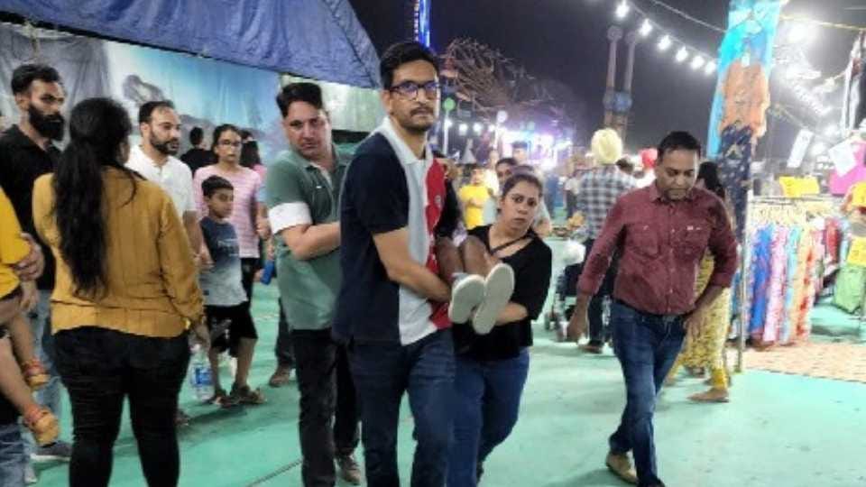 Mohali Jhula Accident Selfie point was built near drop tower swing in fair