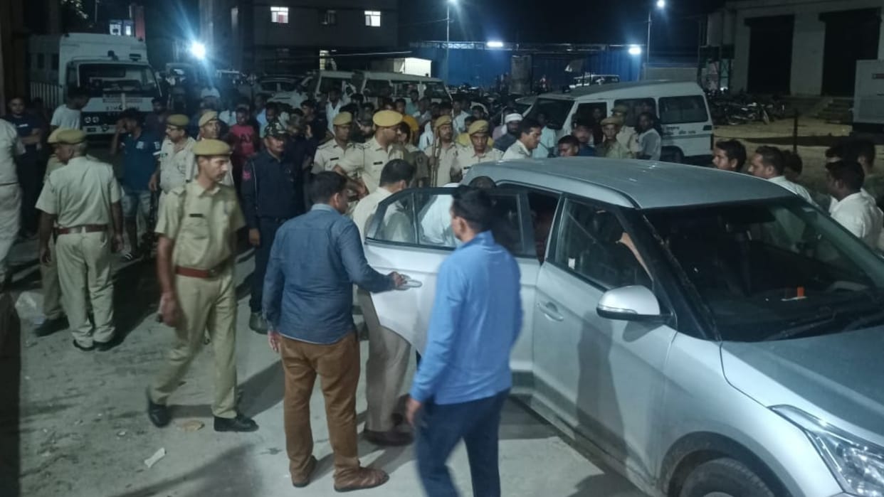 BJP Worker shot in Bharatpur he closed to MP Ranjeeta Koli