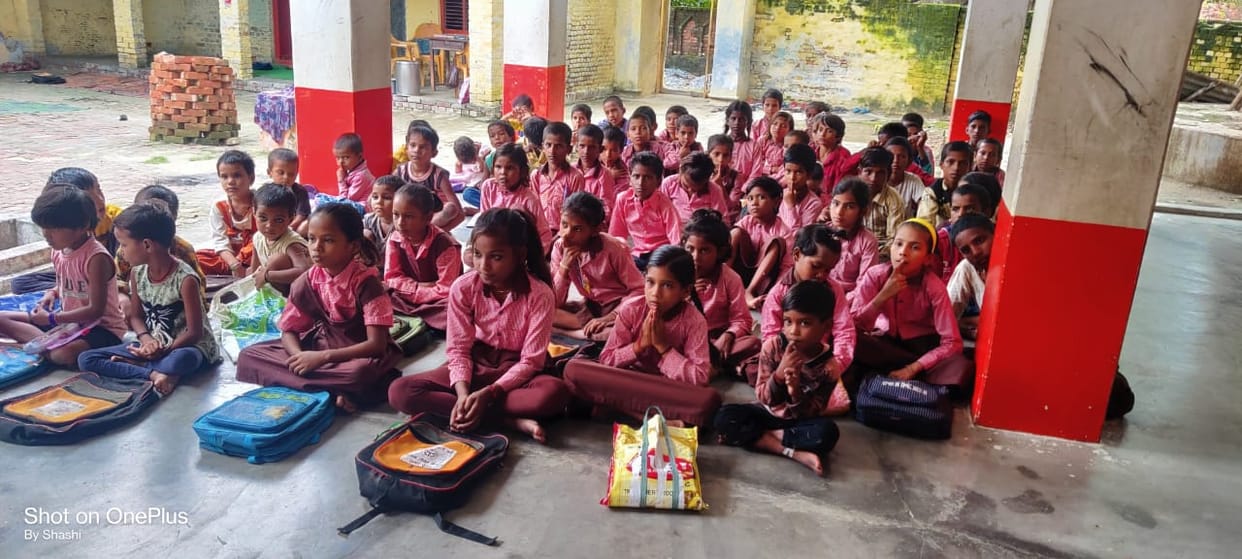 Council school running in the temple