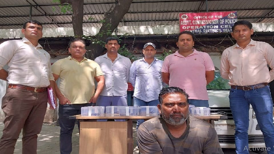 Delhi s Central District Police caught India s biggest vehicle thief Anil Chauhan