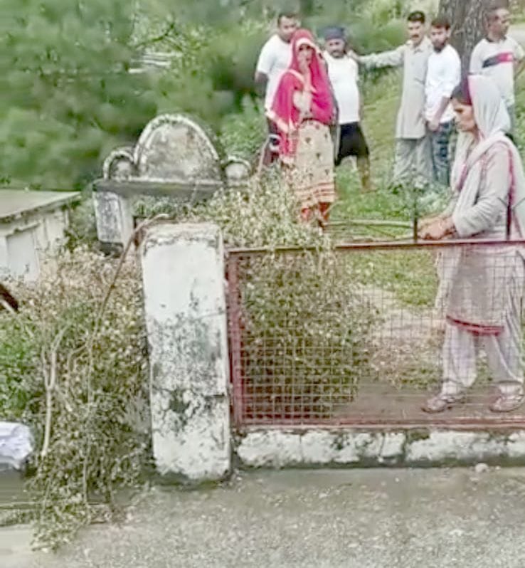 Fencing was done in the school for not giving job to the son
