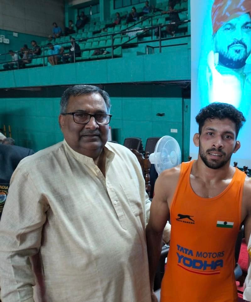 Wrestler Sumit won gold medal