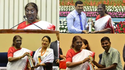President Droupadi Murmu presented the National Awards to 46 Teachers to honour their contribution
