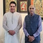 भारतीय राजदूत के साथ नवेद मियां