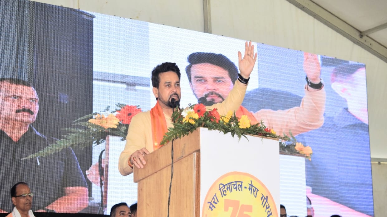 Anurag Thakur said - Sisodia is the biggest face of liquor scam in Delhi, Kejriwal kingpin