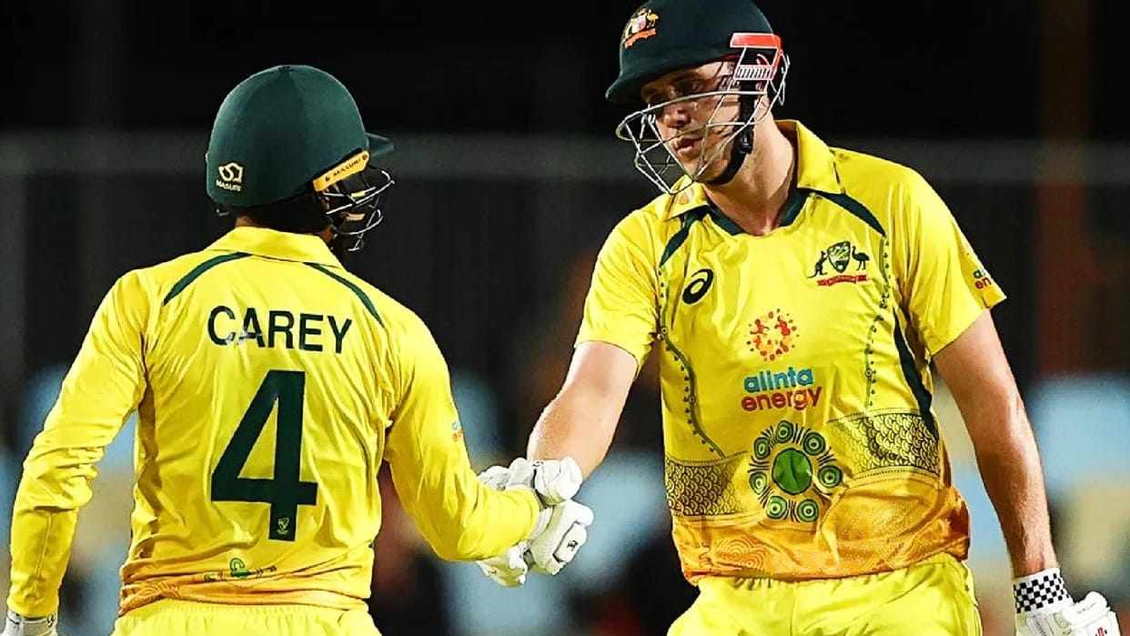 AUS vs NZ ODI Australia beats New Zealand in a thrilling match Cameron Green and Alex Carey hits fifty