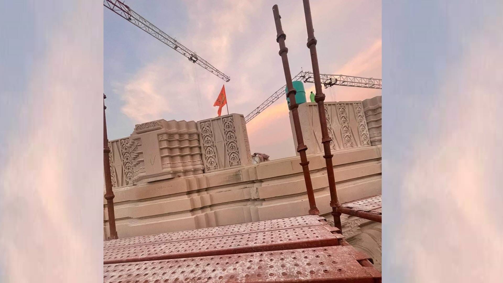 40 percent work of ram temple construction completed.