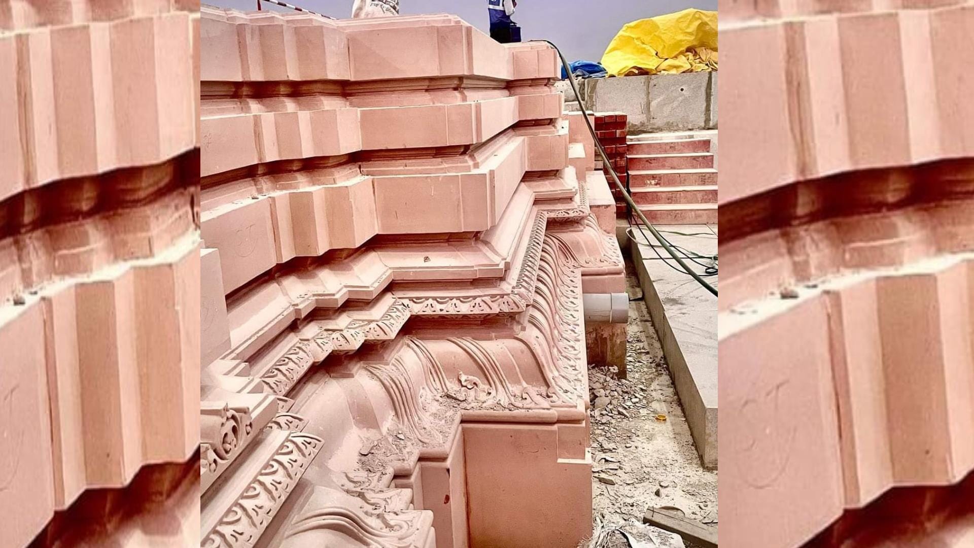 40 percent work of ram temple construction completed.