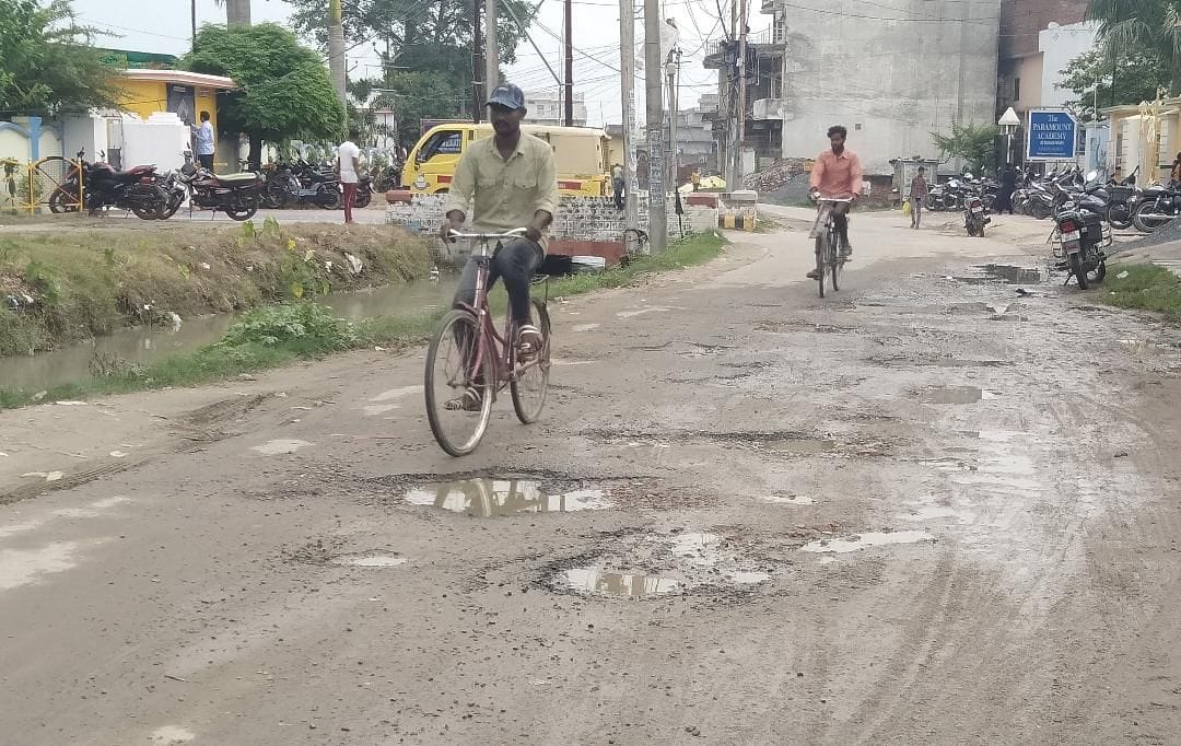 Light rain exposed the quality of roads