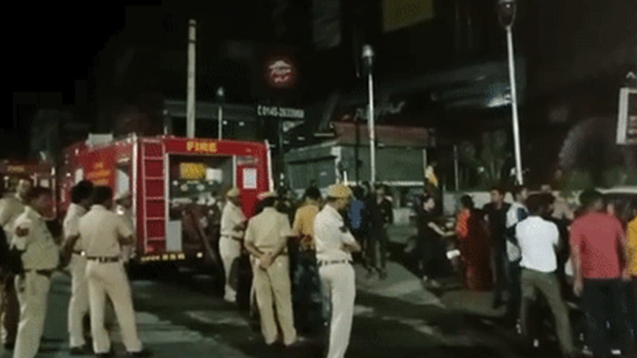 Fire caught in Ajmer Mall clothes burnt one injured