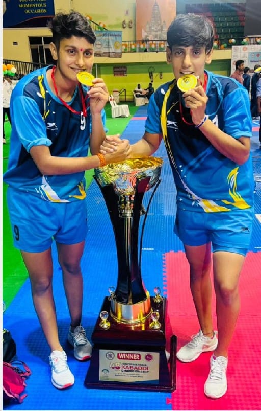 Haryana won the kabaddi championship under the captaincy of Pooja
