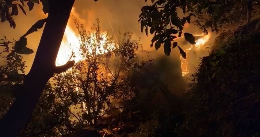 house fire in kinnaur jalang village
