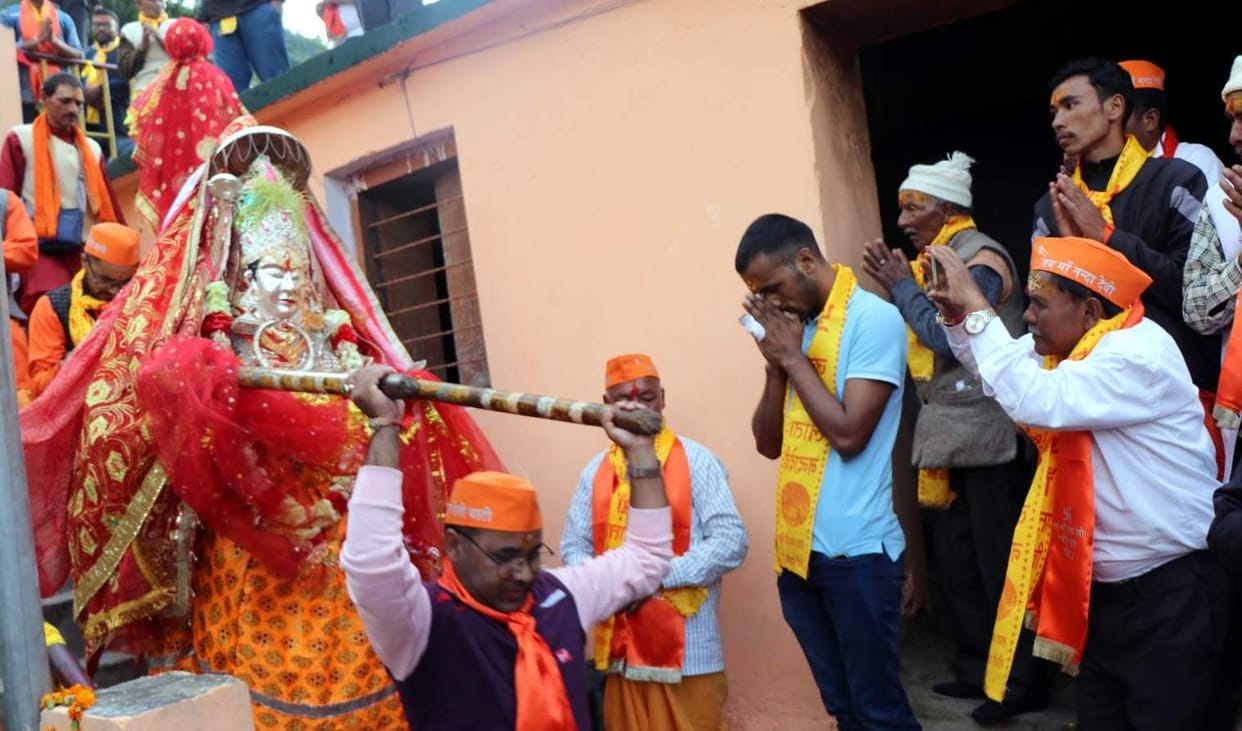 After 12 years, the journey of Chausathmukhi Maa Nanda begins