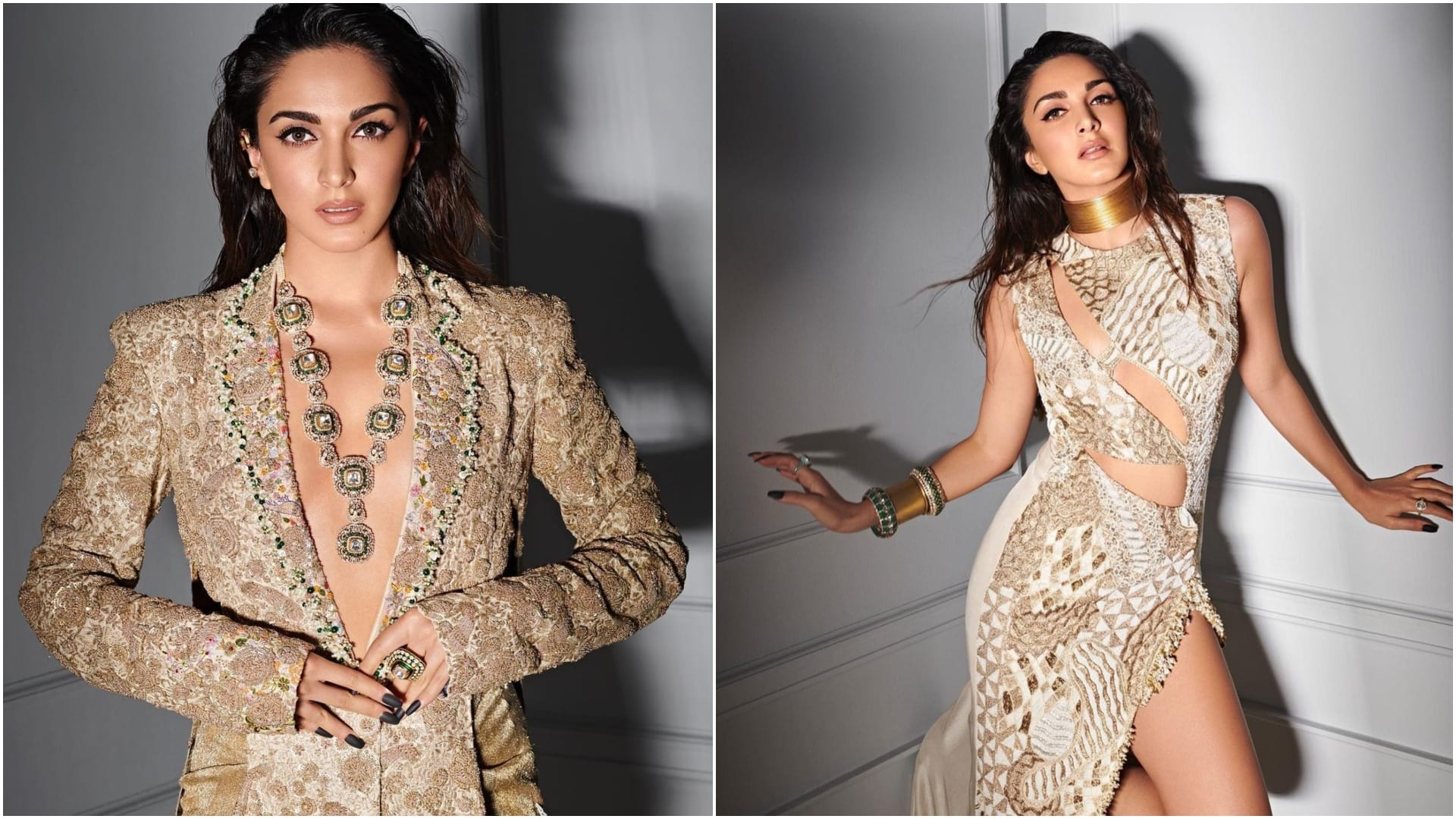 Mouni Roy Looks Gorgeous in white lehenga Kiara Advani hot avatar in deep neck dress, read celebrity update