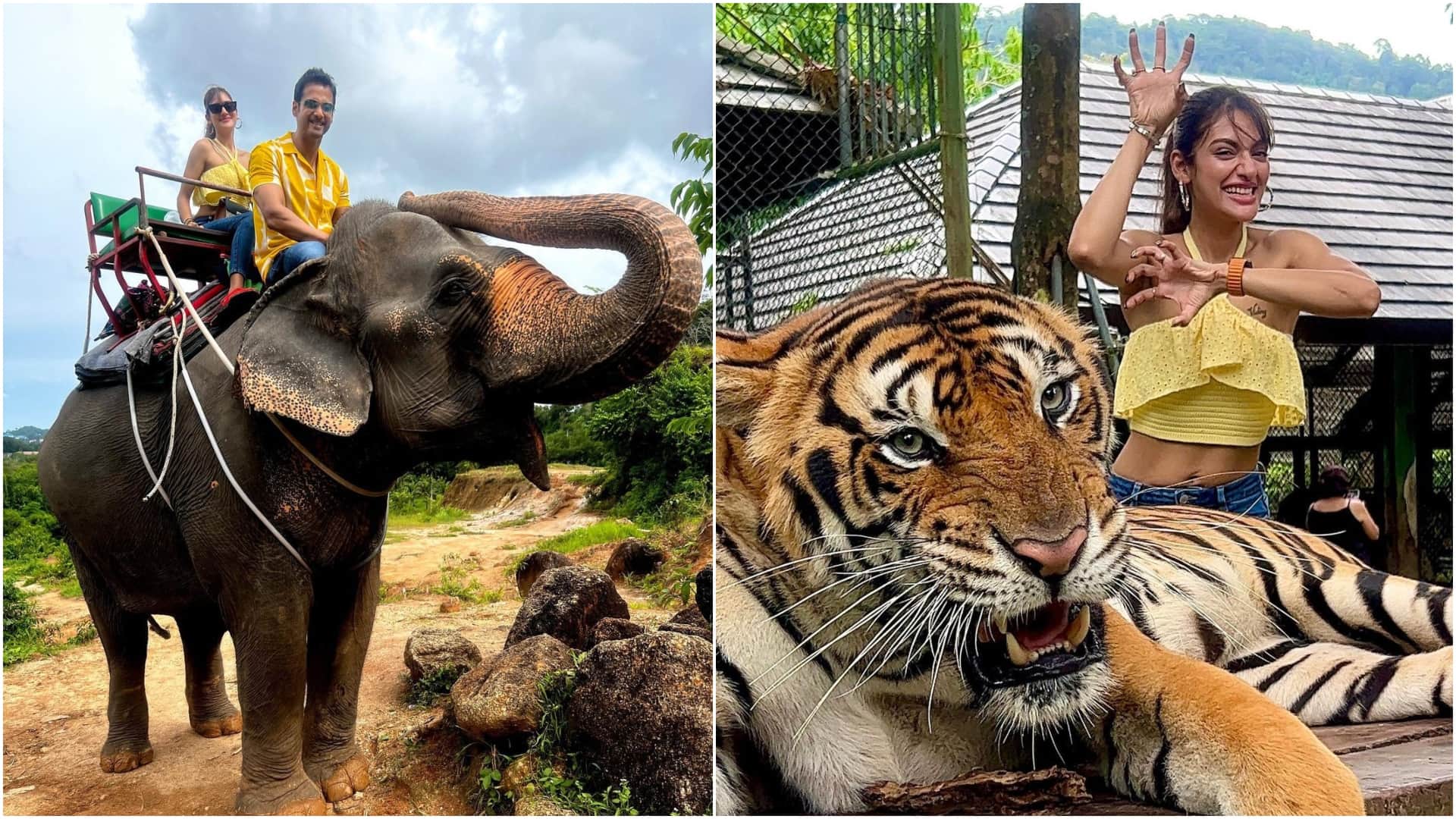 Bengali Actress Nusrat Jahan shares photos with Yash Dasgupta from vacation, goes viral on internet