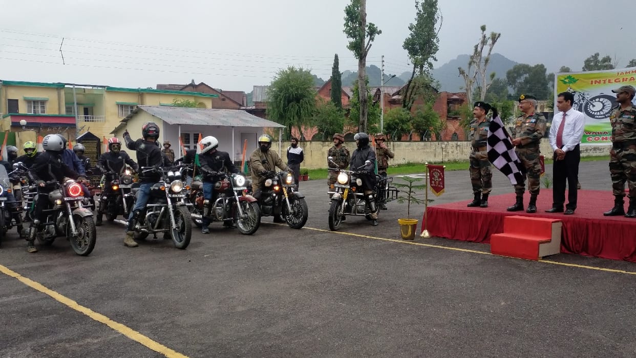 Bike rally taken out from Poonch to Kupwara