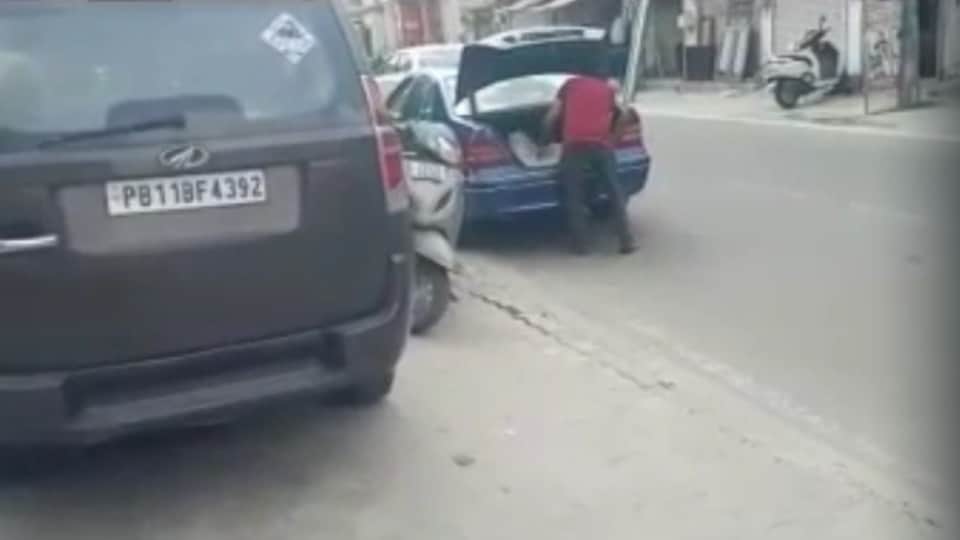Video of man came to collect ration of poor from Mercedes in Punjab went viral on social media