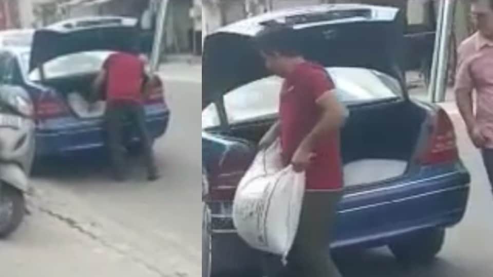 Video of man came to collect ration of poor from Mercedes in Punjab went viral on social media