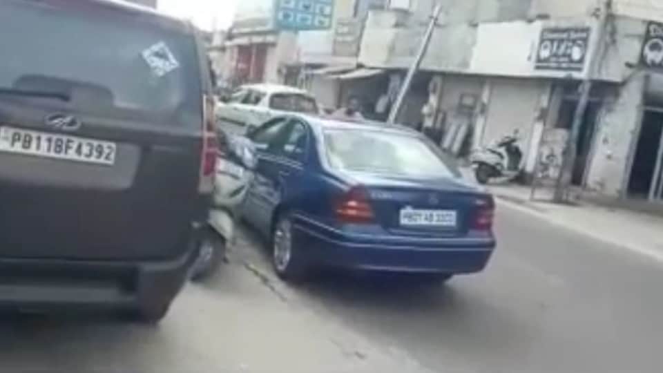 Video of man came to collect ration of poor from Mercedes in Punjab went viral on social media