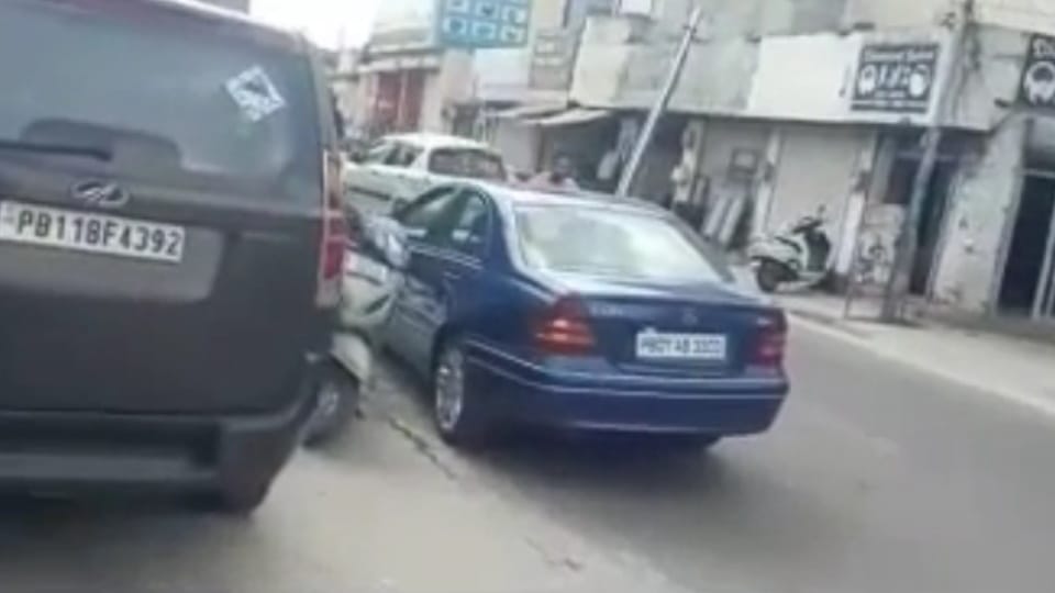 Video of man came to collect ration of poor from Mercedes in Punjab went viral on social media
