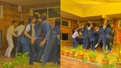 Students dance fiercely on obscene Bhojpuri song on Teacher Day in Anuppur