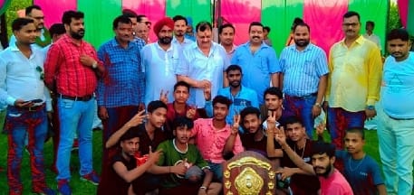 Vasalipur's team won the football match by 4-1