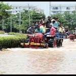 Bengaluru Flood scene, bjp-congress on confrontation