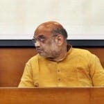 बैठक में केंद्रीय गृह मंत्री अमित शाह और भाजपा के राष्ट्रीय अध्यक्ष जेपी नड्डा।