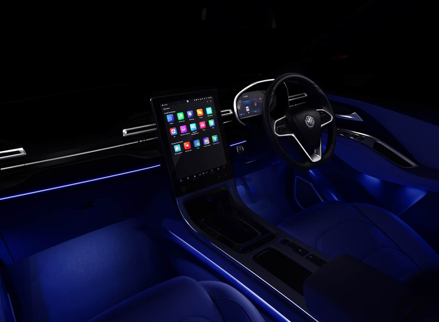 MG Motor teases new generation MG Hector interior MG Hector Facelift 2022 launch 2022
