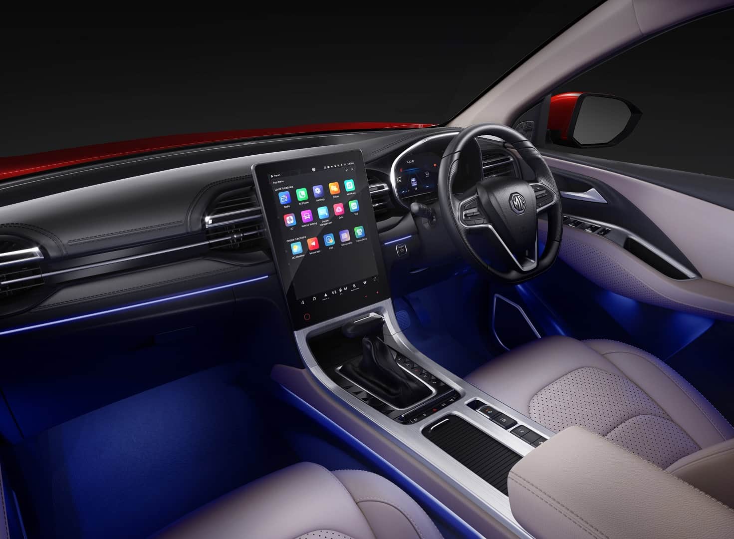 MG Motor teases new generation MG Hector interior MG Hector Facelift 2022 launch 2022