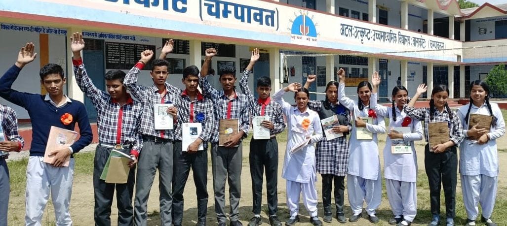 Parents and students demonstrated