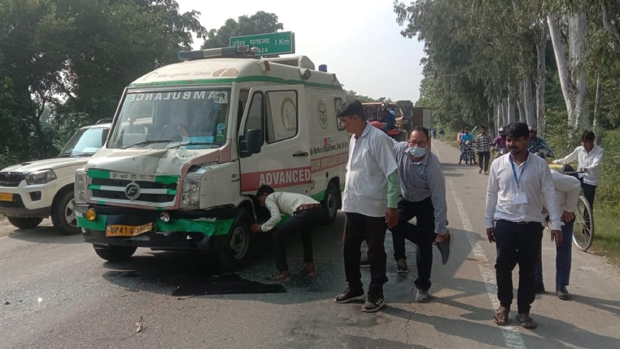Pilibhit Cars of Deputy CM Brijesh Pathak's convoy collided no casualties