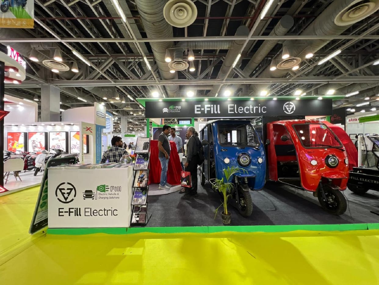 E-Fill Electric launches e-Auto Dual DC EV Charger at EVINDIA Expo 2022 News in Hindi