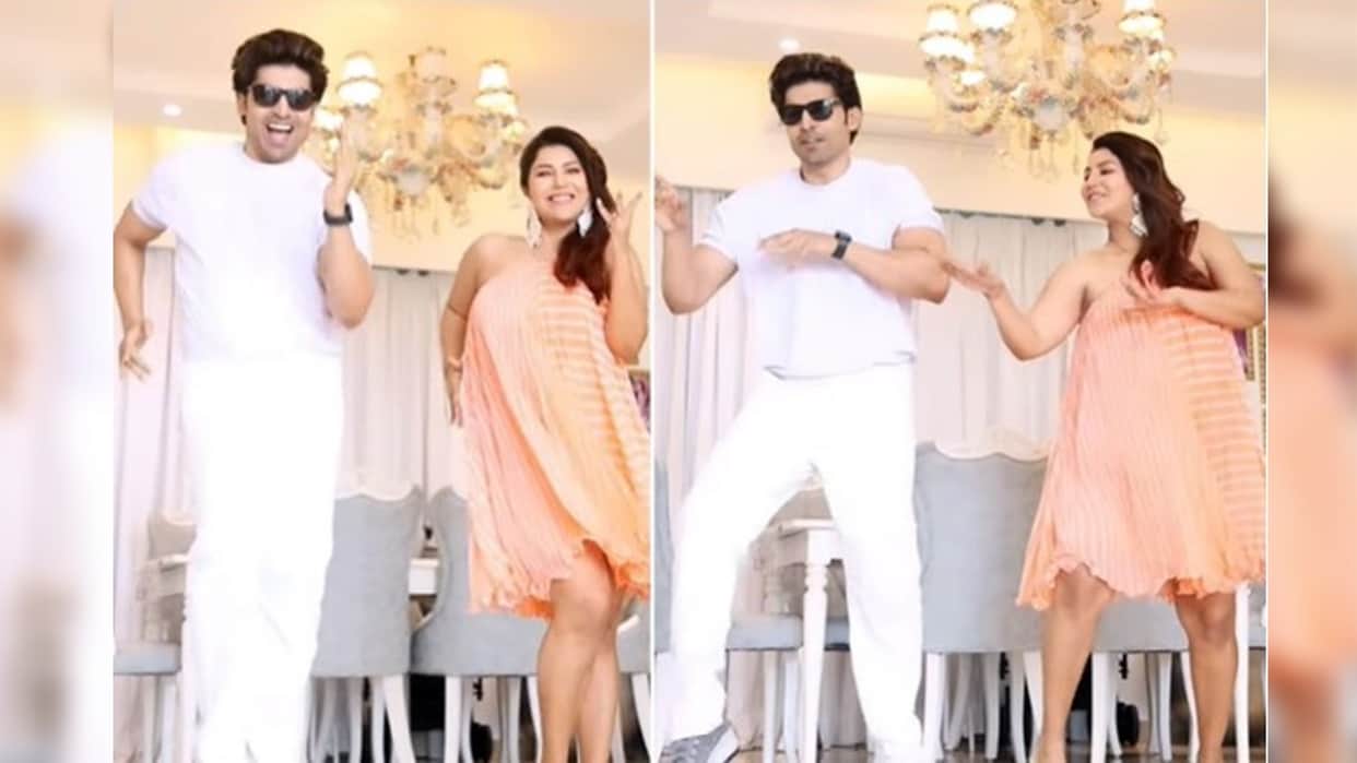 pregnant debina bonnerjee dance with husband gurmeet will leave you amused watch video