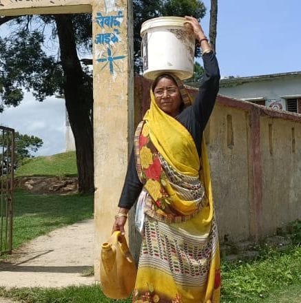 GIC Madhyagangol students upset due to drinking water problem