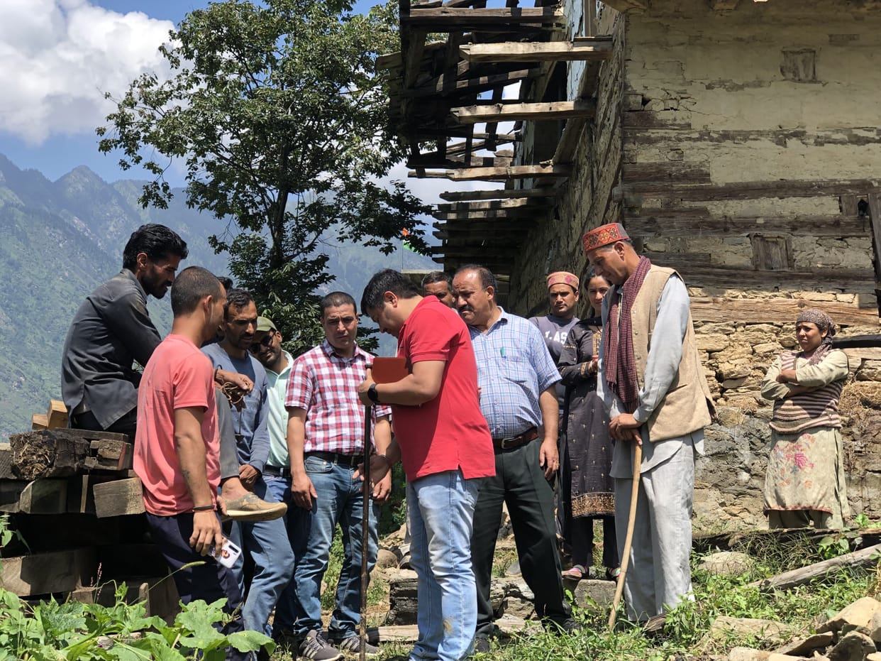 The team of geo-scientists arrived after 20 days to find out the possibilities of saving the village of Dhara
