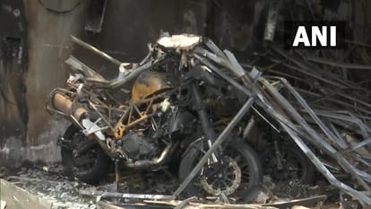 major Fire at Benelli & Isuzu showroom in Guwahati, heavy loss