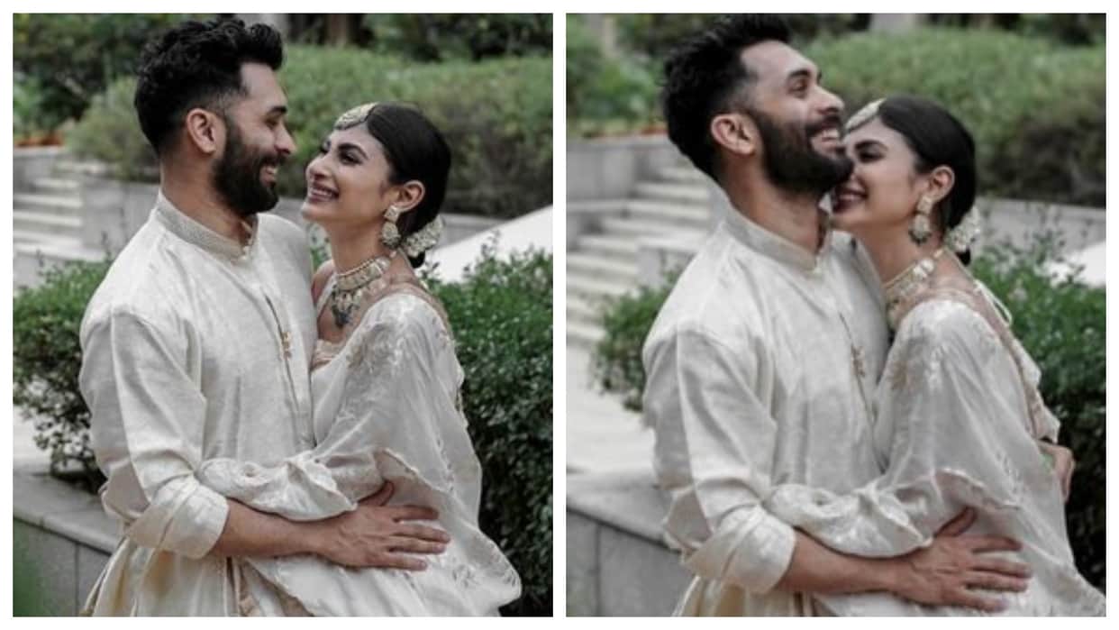 Mouni Roy shares romantic photos with husband Suraj Nambiar says impossibly cute one
