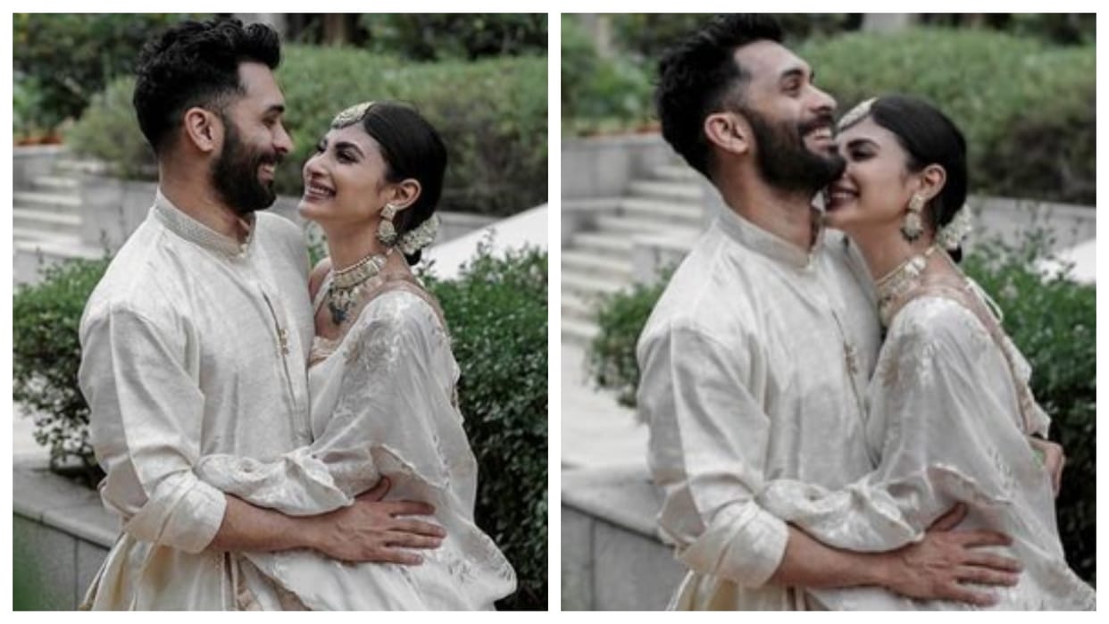 Mouni Roy shares romantic photos with husband Suraj Nambiar says impossibly cute one