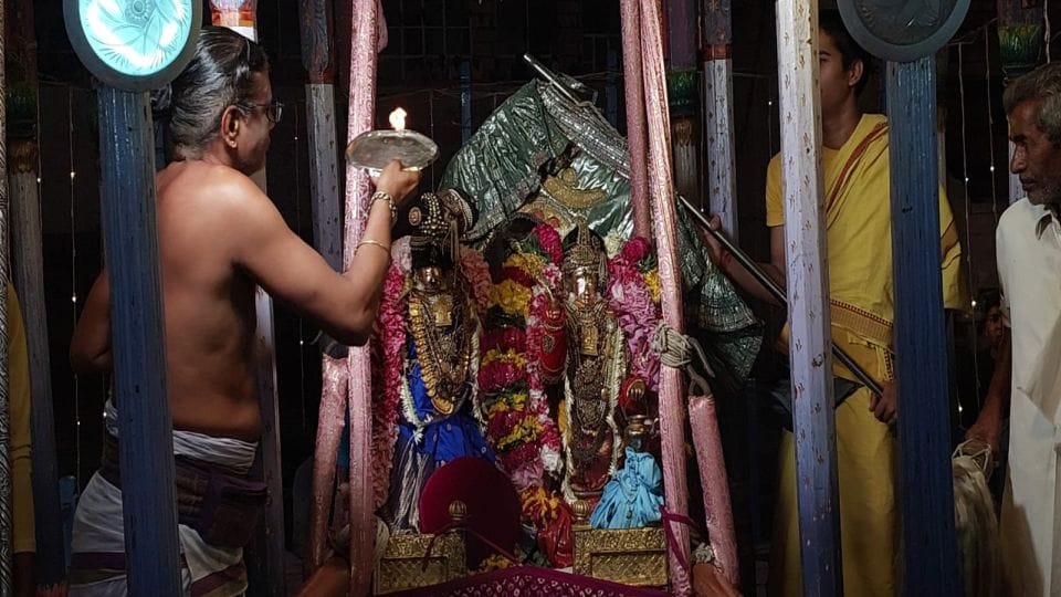 Bhagwan Ranganath Nauka Vihar Utsav celebrations In Rangnath Temple Vrindavan In Mathura