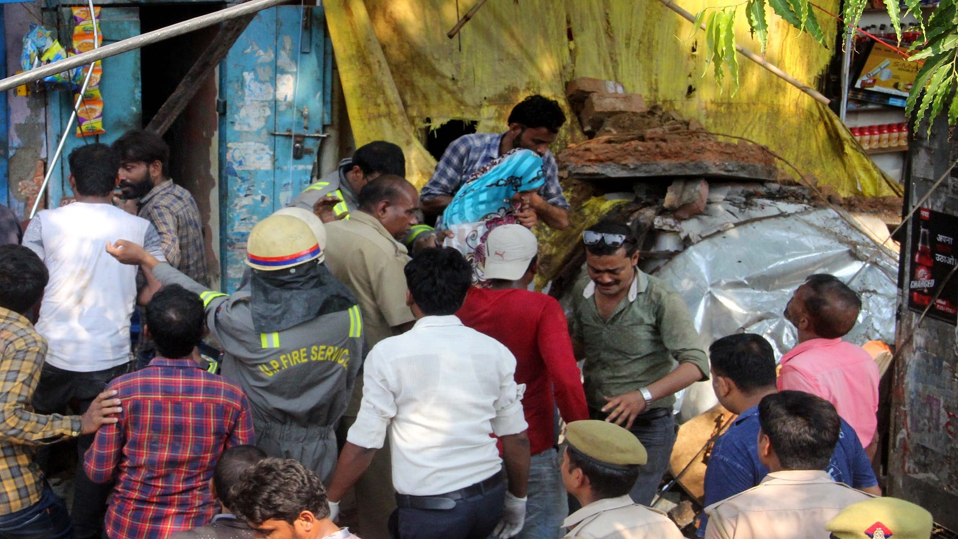 Did even get a chance to scream, the injured expressed their pain