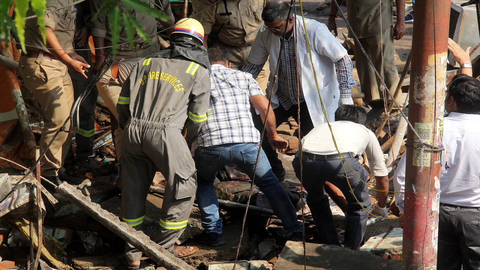 Did even get a chance to scream, the injured expressed their pain