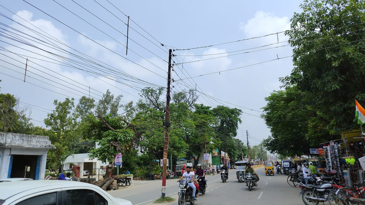 The power system of the city will be improved by changing the shabby wires and poles