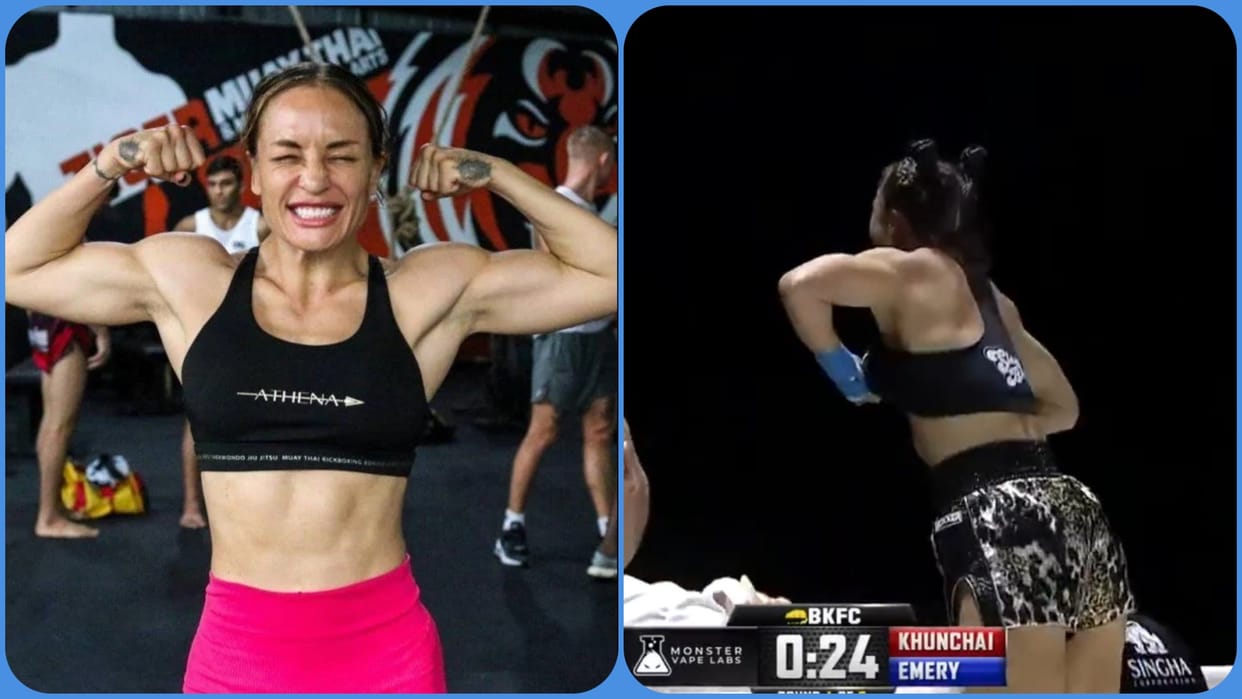 Tai Emery: Unique celebration of victory in MMA after football, female boxer Tai Emery went viral on social me