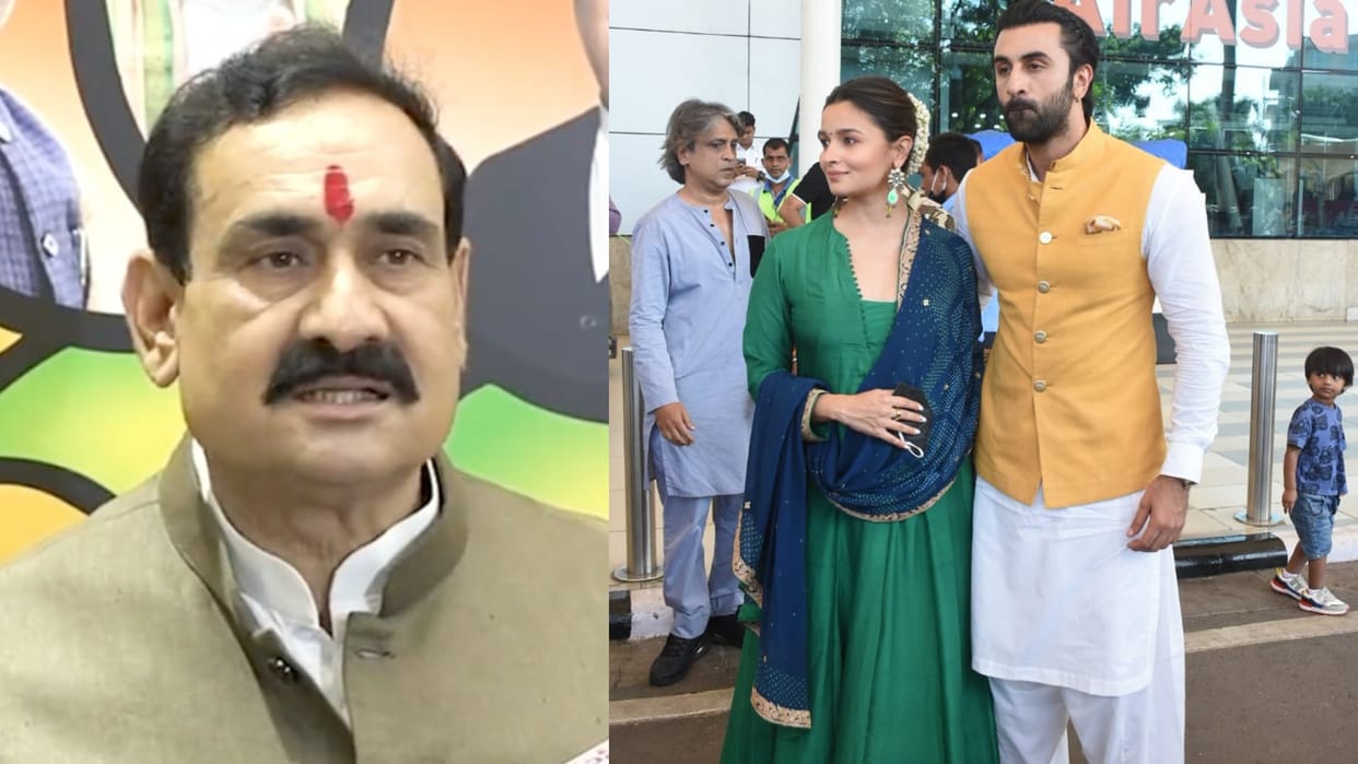MP News: Narottam on Ranbir-Alia's protest in Mahakal temple, should not say hurtful words