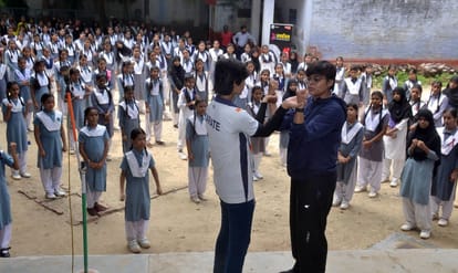 Aparajita 100 Smiles girls in Varanasi learned self defence tips in training