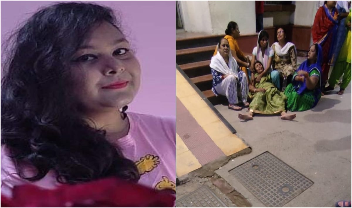 girl dies after stone falling on head from under construction house returning from Kashi Vishwanath temple